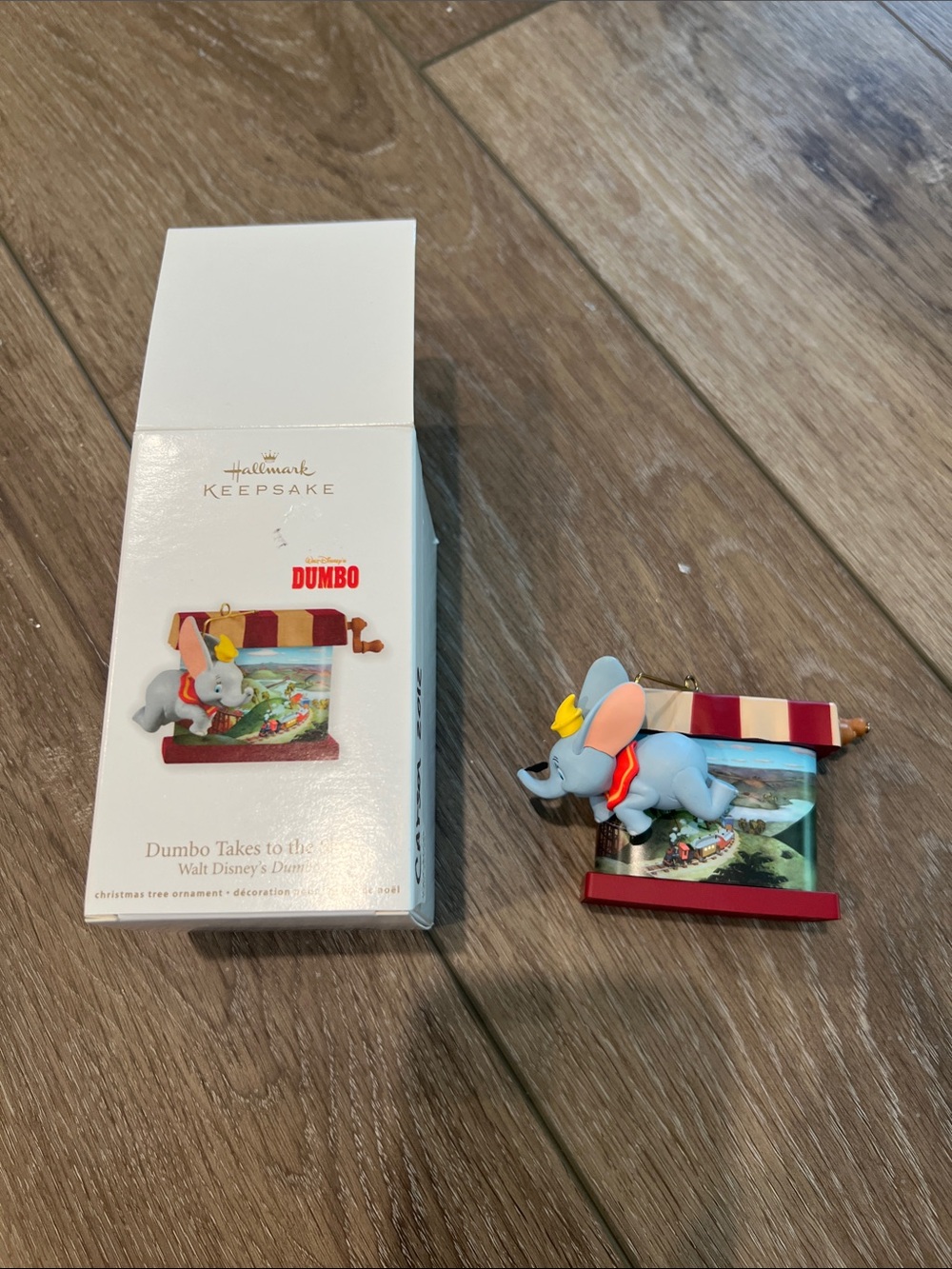 Hallmark Dumbo Ornament - Blue, Red, Yellow